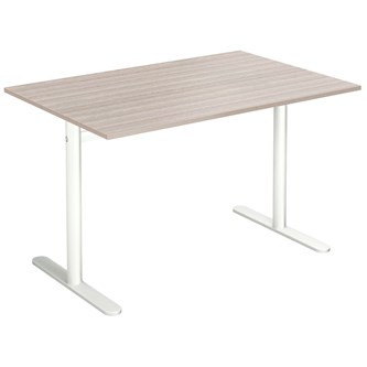 Søylebord Cross T 120x80 cm HT hvit