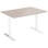 Søylebord Cross T 120x80 cm HT hvit