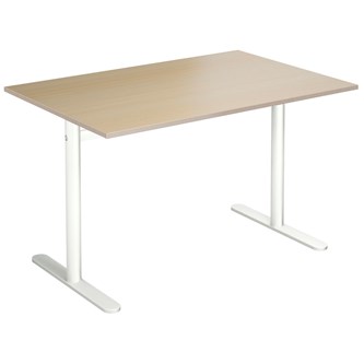 Søylebord Cross T 120x80 cm HT hvit