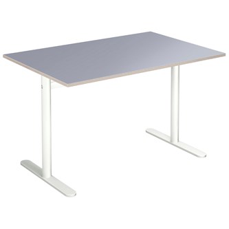 Søylebord Cross T 120x80 cm HT hvit