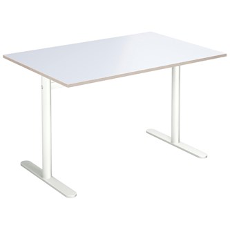 Søylebord Cross T 120x80 cm HT hvit