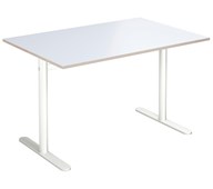 Søylebord Cross T 120x80 cm HT hvit