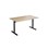 Søylebord Cross T 140x80 cm HT svart