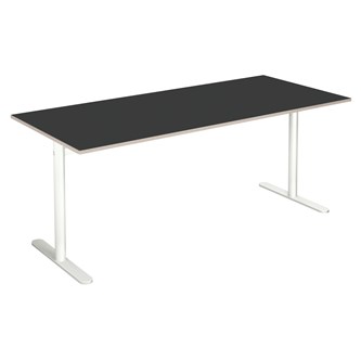 Søylebord Cross T 180x80 cm HT hvit
