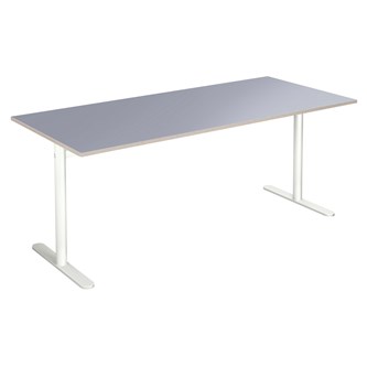 Søylebord Cross T 180x80 cm HT hvit