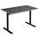 Søylebord Cross T 120x60 cm akustikk linoleum svart