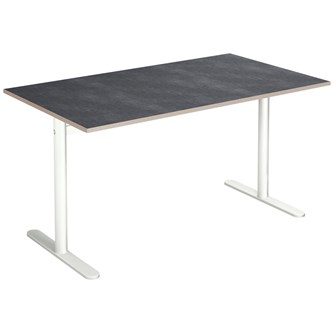Søylebord Cross T 140x80 cm Akustikk linoleum, kryssfiner h72 cm
