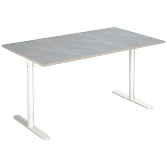 Søylebord Cross T 140x80 cm Akustikk linoleum, kryssfiner h72 cm