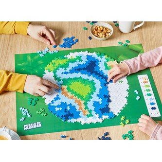 PLUS-PLUS MINI puzzle by numbers jorden