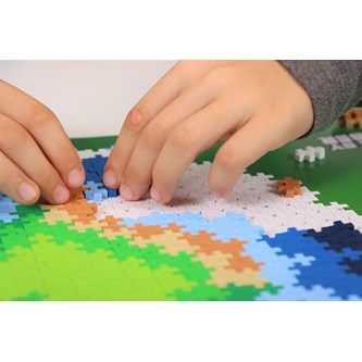 PLUS-PLUS MINI puzzle by numbers jorden
