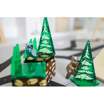 Magna-Tiles skogsdyr