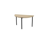 Bord Multiflex X halvrundt Ø120xh72 cm Svart