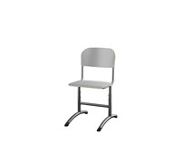 Stol Matte FSC 38/51 cm  SS Svart