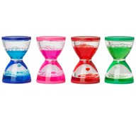 Timeglass sensorisk boblende 4 stk