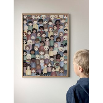 Kunskapstavlan® Plakat multiplikasjonstabellen 30x40 cm