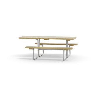 Rørvik piknikbord furu rullestolvennlig 195x70xh72 cm