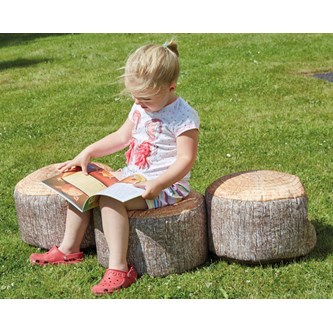 Sittepuff stubbe liten H20cm 3 stk