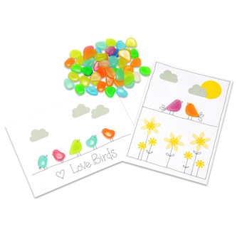 Selvlysende steiner til sanserommet