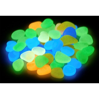 Selvlysende steiner til sanserommet