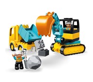 LEGO® DUPLO® Lastebil og gravemaskin