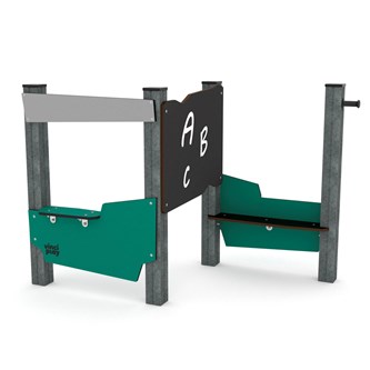 Recycled:play lærepanel med skrivetavle 1427