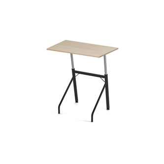 Bord Altudo FSC HT 90x60 cm sølv