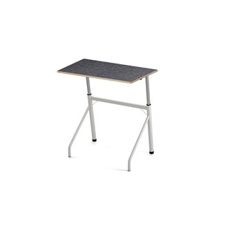 Bord Altudo akustikk linoleum 90x60 cm hvit