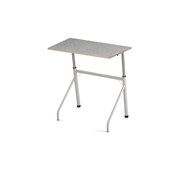 Bord Altudo akustikk linoleum 90x60 cm hvit