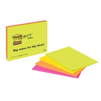 Notatblokk Post-it 203x152 mm 4 blokker