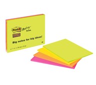 Post-it 203x152 mm Super Sticky møteblokker 4 stk