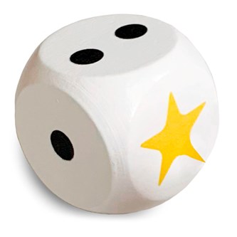 Babblarna terning 1, 2, stjerne