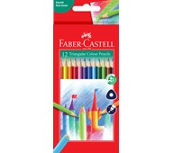Fargeblyanter Faber Castell trekantet 12 stk