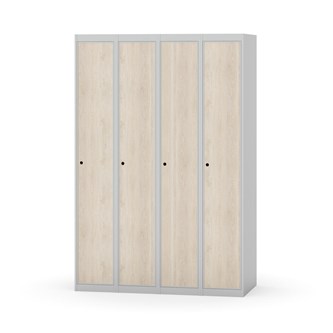 Garderobeskap Novis flatt tak 1:4 B120