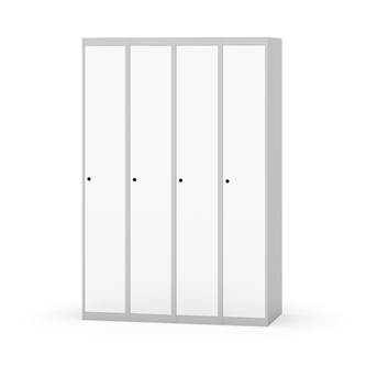 Garderobeskap Novis flatt tak 1:4 B120
