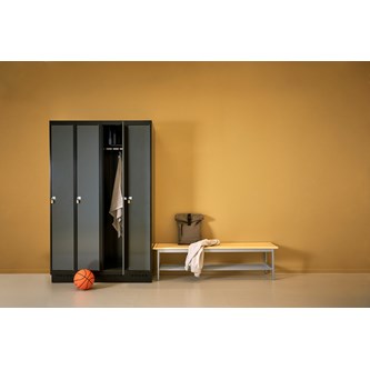 Garderobeskap Novis flatt tak 1:4 B120