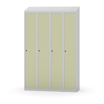 Garderobeskap Novis skrått tak 1:4 B120