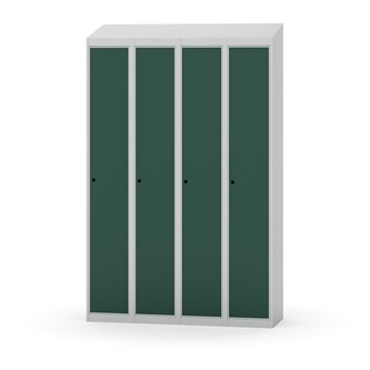 Garderobeskap Novis skrått tak 1:4 B120