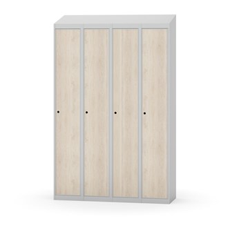 Garderobeskap Novis skrått tak 1:4 B120