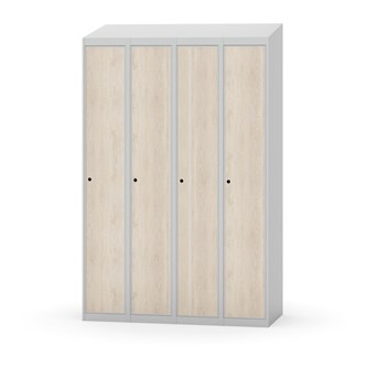 Garderobeskap Novis skrått tak 1:4 B120