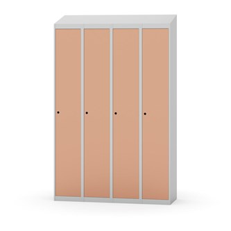 Garderobeskap Novis skrått tak 1:4 B120