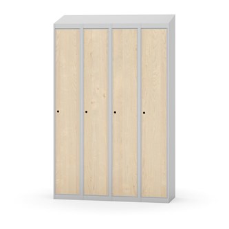 Garderobeskap Novis skrått tak 1:4 B120