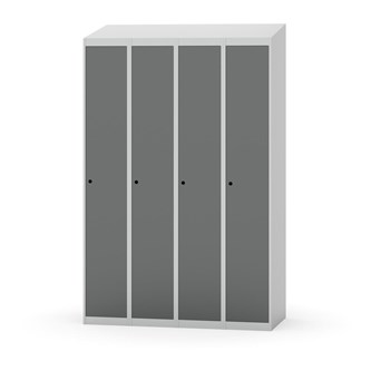Garderobeskap Novis skrått tak 1:4 B120