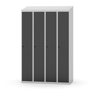 Garderobeskap Novis skrått tak 1:4 B120