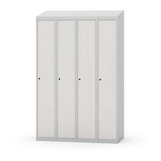 Garderobeskap Novis skrått tak 1:4 B120