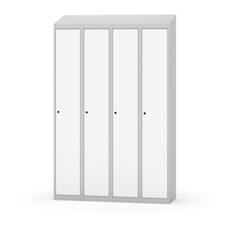Garderobeskap Novis skrått tak 1:4 B120