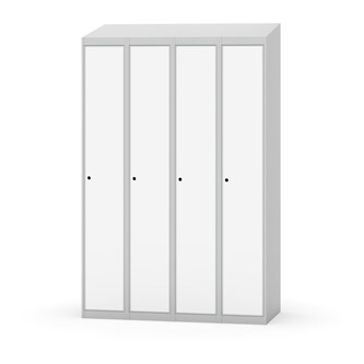 Garderobeskap Novis skrått tak 1:4 B120