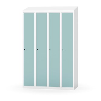 Garderobeskap Novis skrått tak 1:4 B120