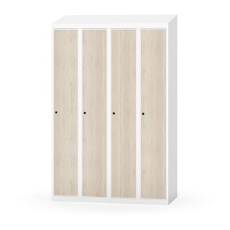 Garderobeskap Novis skrått tak 1:4 B120