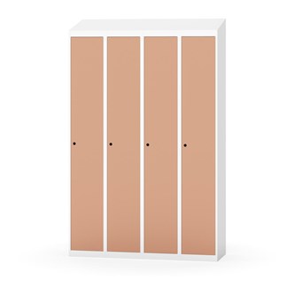 Garderobeskap Novis skrått tak 1:4 B120