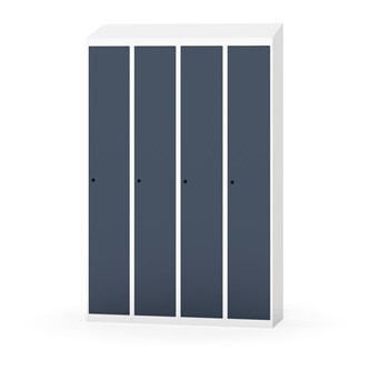 Garderobeskap Novis skrått tak 1:4 B120